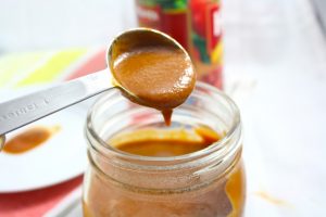 Low calorie bbq sauce in a jar